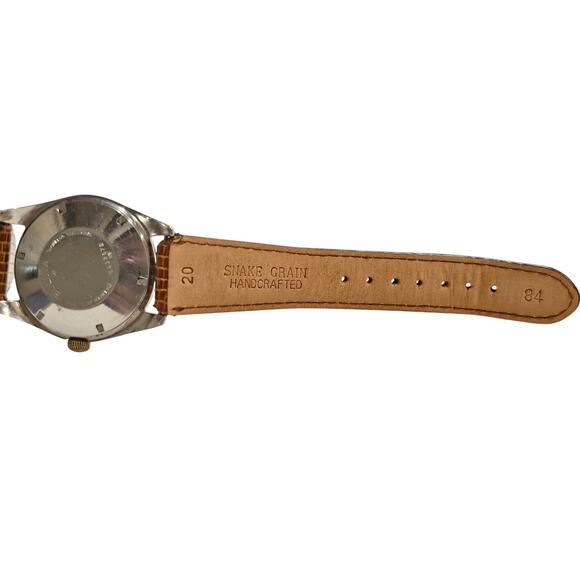 Vintage 1968 Bulova Oceanographer Watch Solid 10K Bezel Ring - Picture 4 of 8